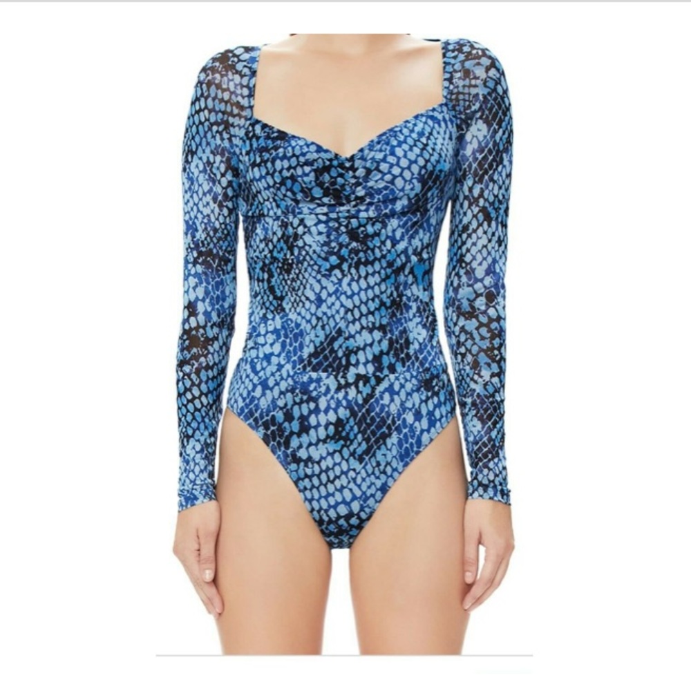 AFRM Romy Reptile bodysuit